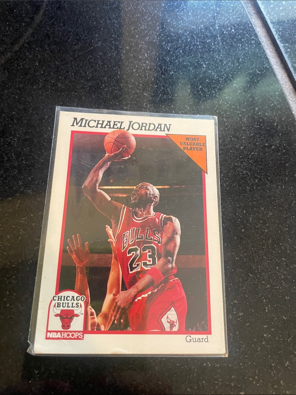 Michael Jordan Chicago Bulls #23 NBA Hoops Card - Red/White